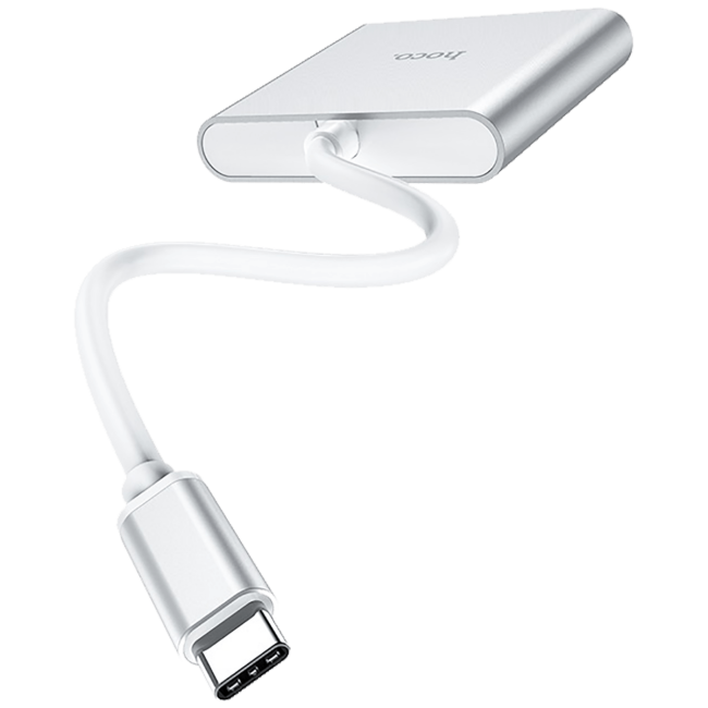 hoco. Konverter USB HUB type C to USB3.0/HDMI/PD - HB14 Easy use - Image 4