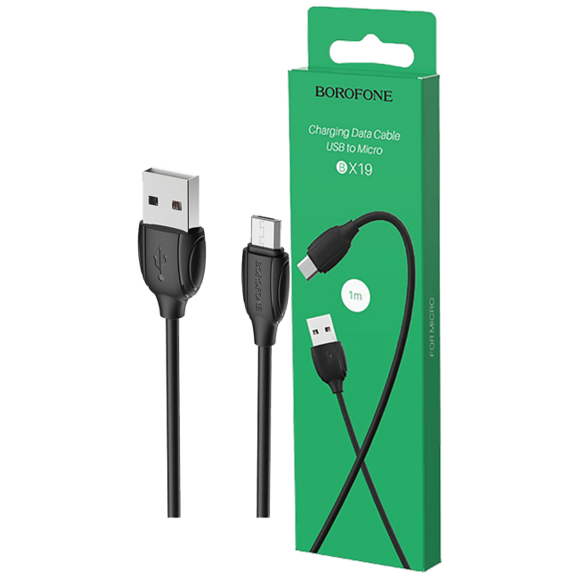 Borofone USB kabl za smartphone, micro USB, dužina 1 met. - BX19 Benefit microUSB