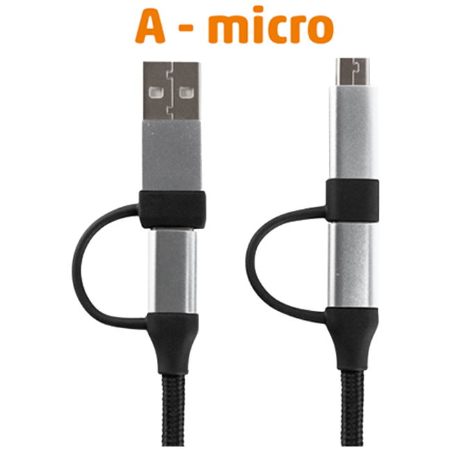 home USB kabl za punjenje, 4u1, multi, dužina 1.5 met. - USB MULTI - Image 3