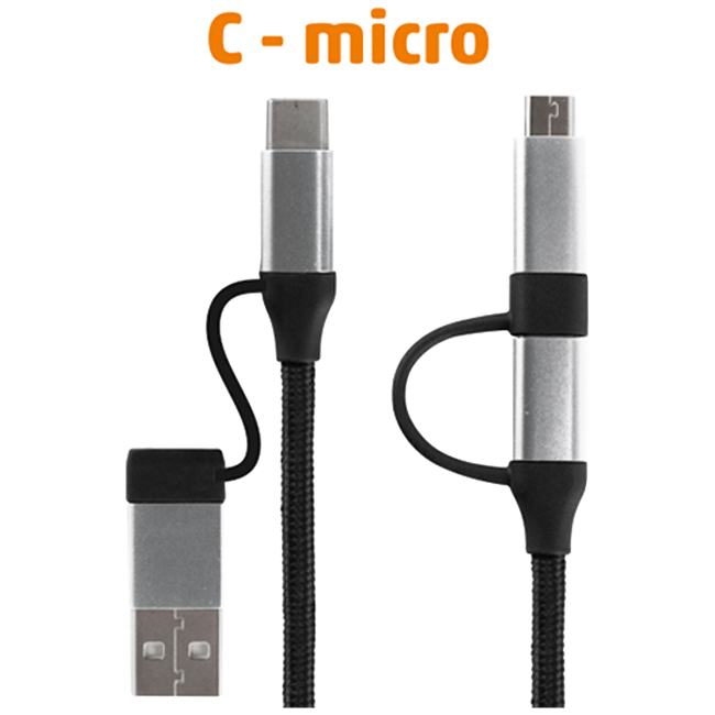 home USB kabl za punjenje, 4u1, multi, dužina 1.5 met. - USB MULTI - Image 4