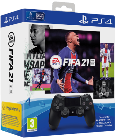 Sony SET Dualshock Controller v2+FIFA 21+FUT VCH+PS Plus 14 dana - SET Kontroler+FIFA21+14d
