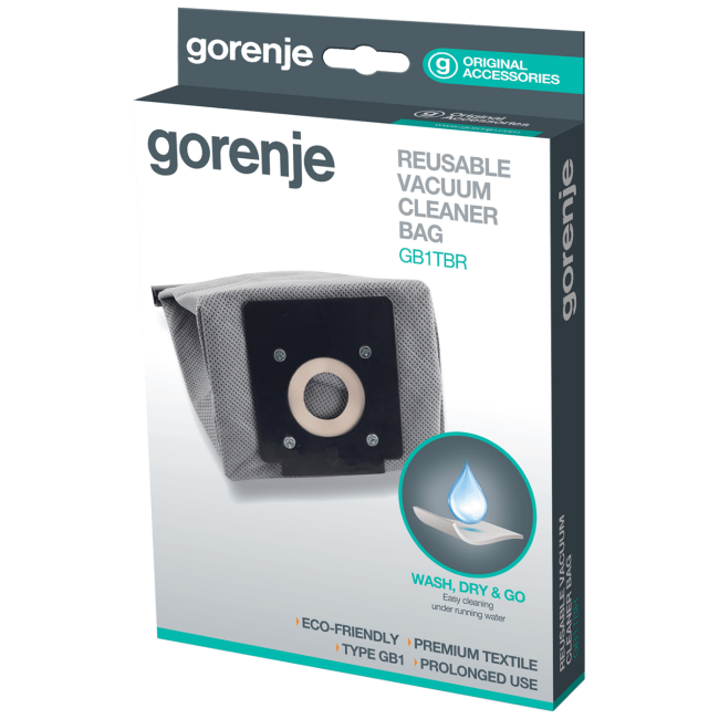 Gorenje Vrećice za usisavač, platnena, 1 kom - GB1TBR - Image 2