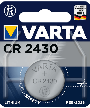 Varta Baterija litijska, CR2430, 3 V, dugmasta, blister 1 kom