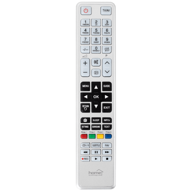 home Daljinski upravljač, univerzalni, 9 brandova - URC ALL