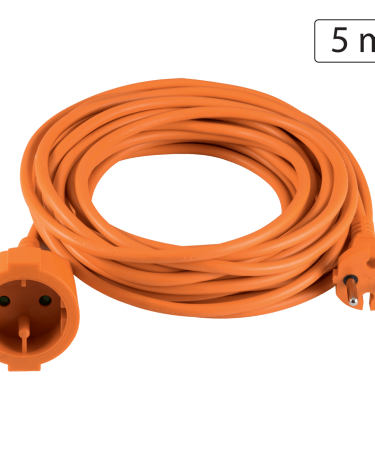 home Produžni strujni kabl 1 utičnica, 5m, H05VV-F 3G 1,5mm² - NV 2-5/OR/1.5