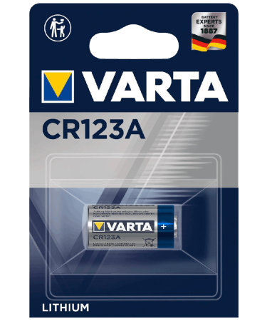 Varta Baterija litijska CR123A, 3V, blister pak. 1 kom