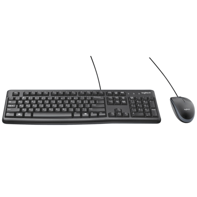 Logitech Tipkovnica+miš, set, žični, USB - MK120 - Image 2