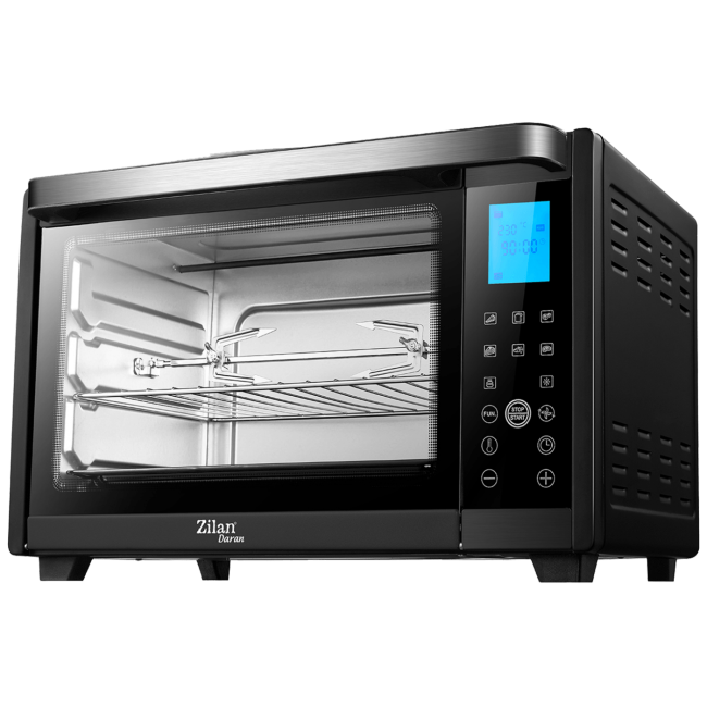 Zilan Mini pećnica sa grillom, zapremina 28 l, 1600 W, crna - ZLN1031