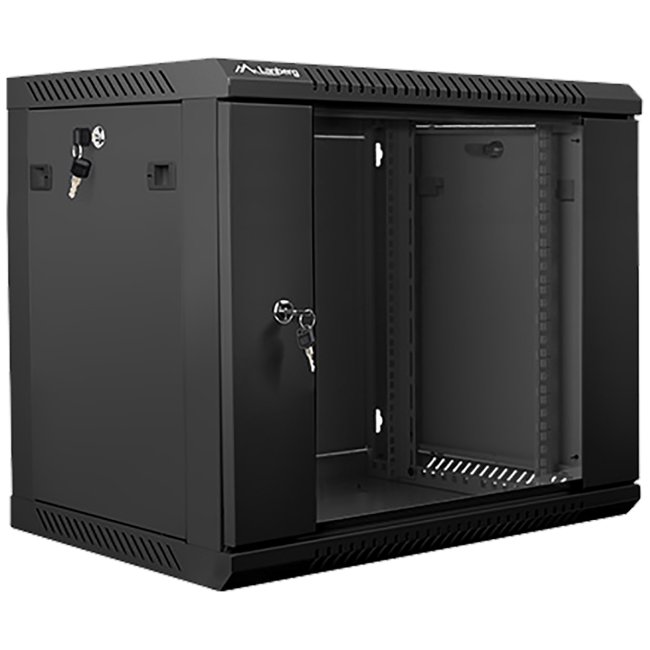 Lanberg Rack Ormar, 600 / 507 / 450 mm - RACK CABINET 9U, 19", Black