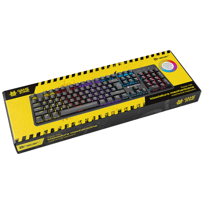 Tracer Tastatura sa RGB osvjetljenjem, gaming, mehanička - GAMEZONE HITT - Image 2