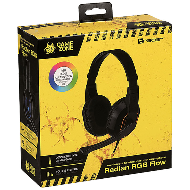 Tracer Slušalice sa mikrofonom, gaming, RGB, USB, 3.5mm - GAMEZONE RADIAN RGB FLOW - Image 2