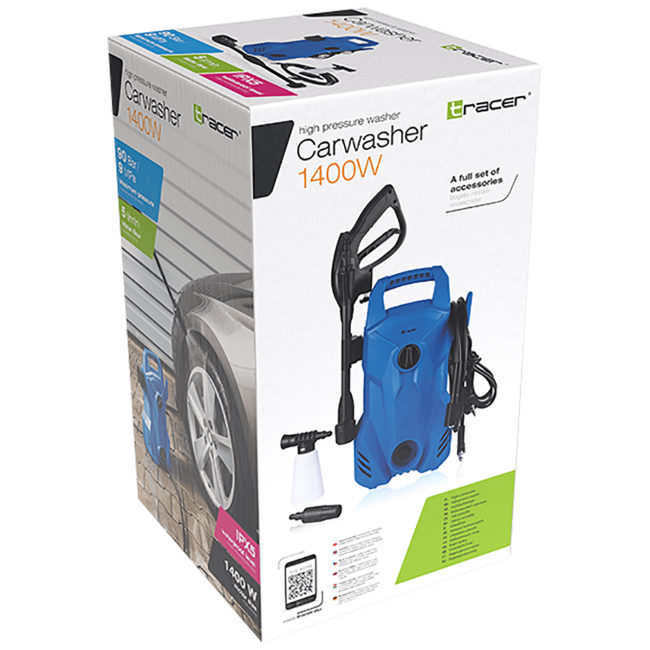 Tracer Visokotlačni perač, 1400W - CARWASHER 1400W - Image 2