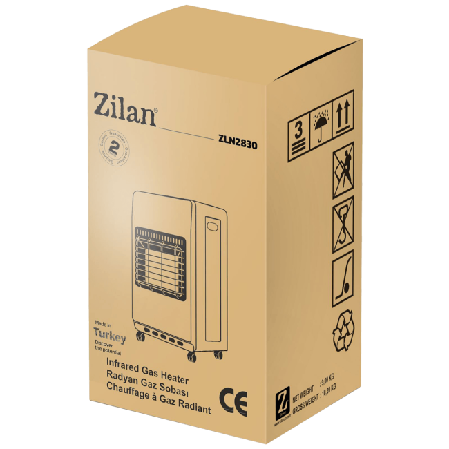 Zilan Grijalica, plinska, 4200 W - ZLN2830 - Image 2