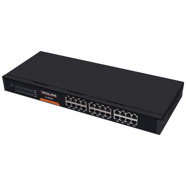 REDLINE 24-portni mrežni switch, 10/100/1000Mbps - RL-S2024G