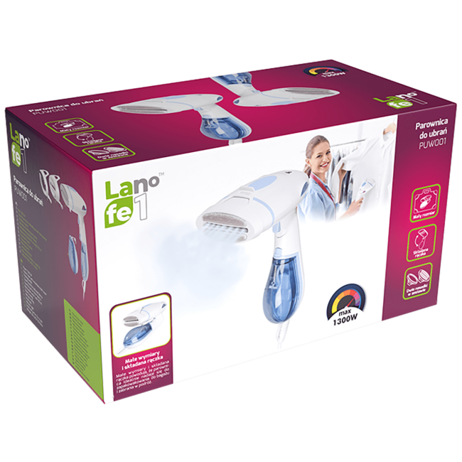 Lafe Ručni aparat za peglanje na paru, 1300 W - PUW001 - Image 2