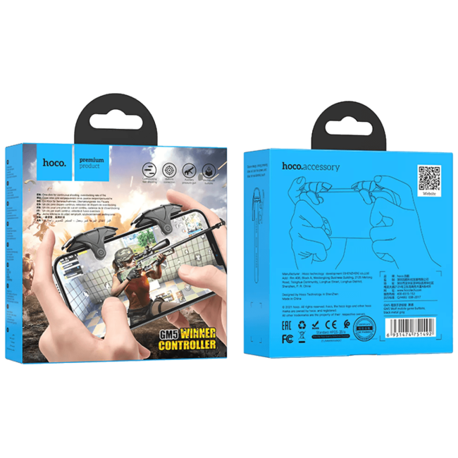 hoco. Gamepad za mobitel, pakiranje 2 kom. - GM5 Wolf - Image 2