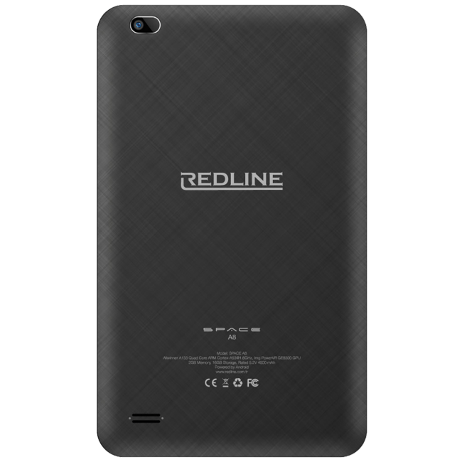 REDLINE Tablet 8", Quad Core 1.6 GHz, RAM 2GB, 16GB, 4000 mAh - Space A8 - Image 3