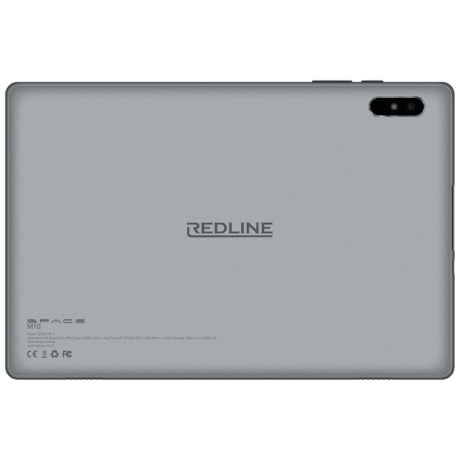REDLINE Tablet 10.1", IPS 1200x800, CPU 2.0 GHz, 2/32GB, 5000 mAh - Space M10 - Image 3