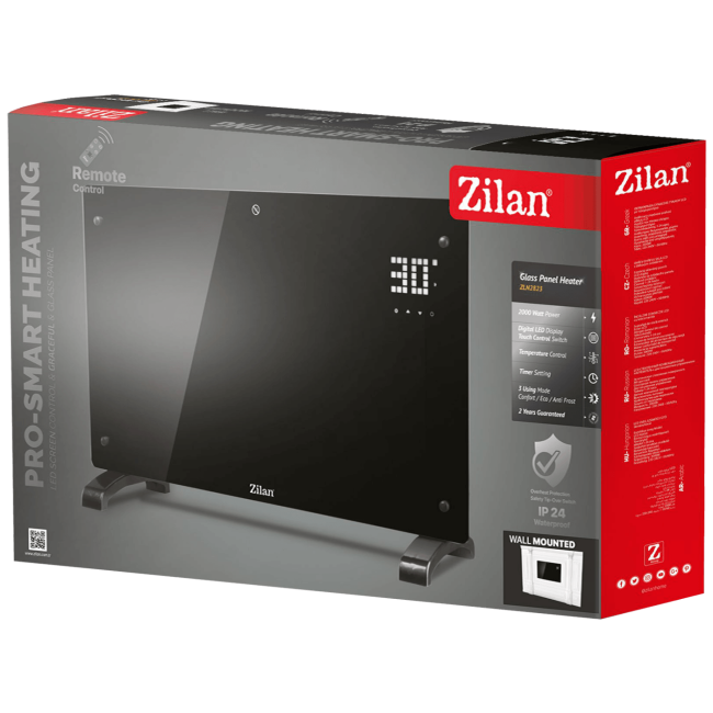 Zilan Grijalica, konvektor, 2000 W, daljinski upravljač - ZLN2823 - Image 2