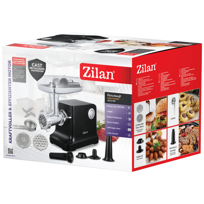 Zilan Mašina za mljevenje mesa, 1800 W - ZLN1789 - Image 2