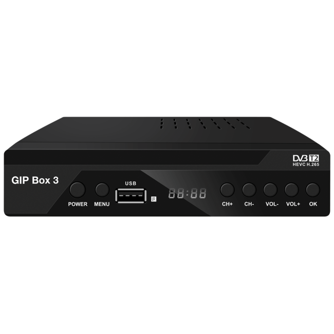 Golden Interstar Prijemnik zemaljski, DVB-T2, H.265, HDMI, SCART - GIP Box 3