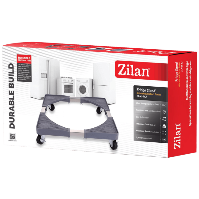 Zilan Postolje sa kotačima za bijelu tehniku, podesivo, 300 kg max - ZLN1642 - Image 2