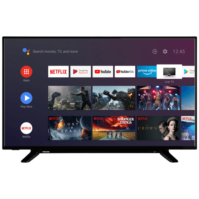 Toshiba Smart LED TV 42"@ Android, Full HD, DVB-T2/C/S2, WiFi - 42LA2063DG