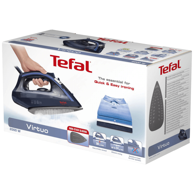 Tefal Pegla na paru, 2000 W, Virtuo - FV1713E0 - Image 2