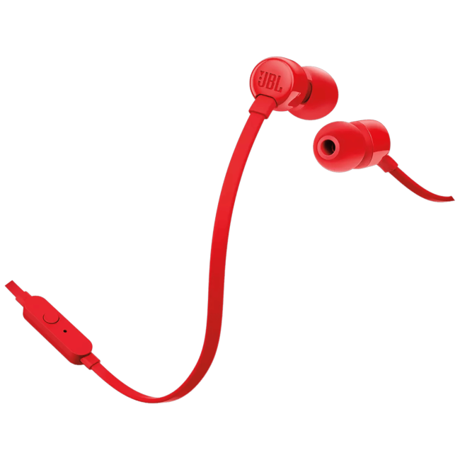JBL Slušalice sa mikrofonom, 3.5 mm jack, crvena - T110 Red - Image 2
