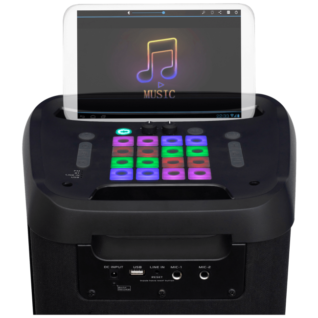 SAL Zvučnik bežični, Bluetooth , KARAOKE, 120 W - PAR 221DJ - Image 4