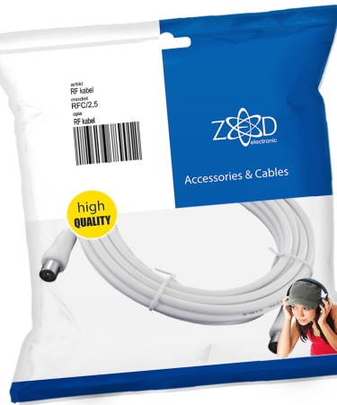 ZED electronic Antenski kabl sa RF - konektorima, 2.5 met - RFC/2,5