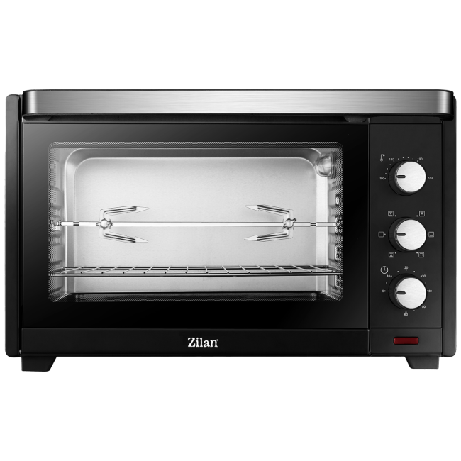 Zilan Mini pećnica sa grillom, zapremina 45 l, 2000 W, crna - ZLN1024 - Image 3