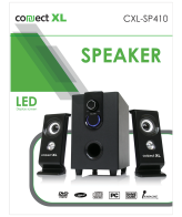 Connect XL Zvučnik, set,  2.1, AC 220V, crna boja - CXL-SP410