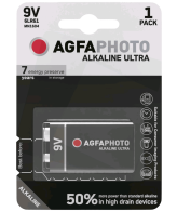 Agfa Baterija alkalna, 6LR6, 9V, blister 1 kom. - 9V B1
