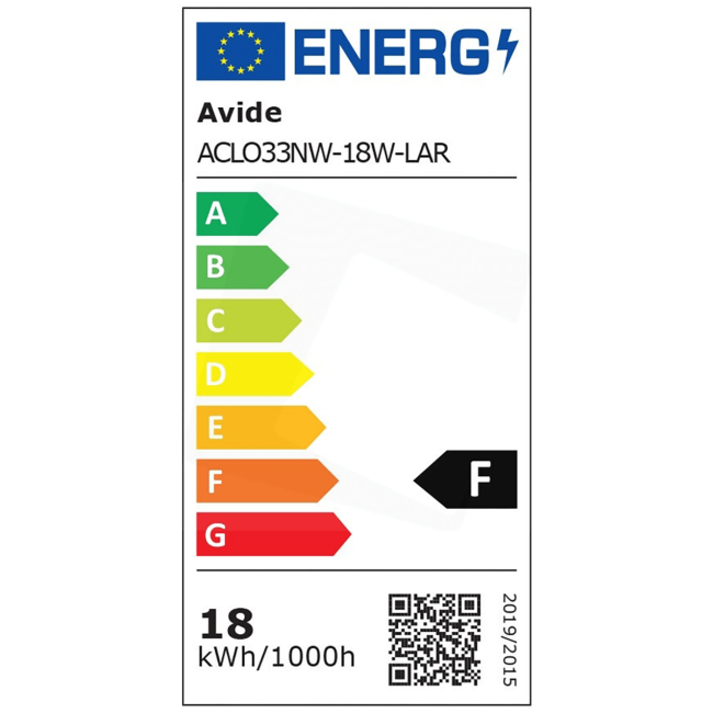 Avide Plafonjera LED, Larissa, 18W, 1600 lm, 4000K, IP20 - ACLO33NW-18W-LAR - Image 3