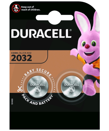 Duracell Baterija litijska, CR2032, 3V, dugmasta, blister 2 kom. - CR2032 B2