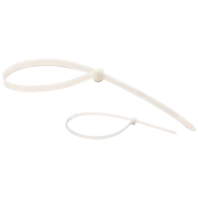Entac Plastične vezice 2,5mm x 100mm, 50 kom. - Cable Tie 2.5mmx100mm White - Image 2