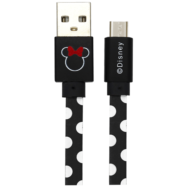 Disney USB kabl za smartphone, micro USB, MInnie Mouse - USB Cable Minnie DOTS Micro