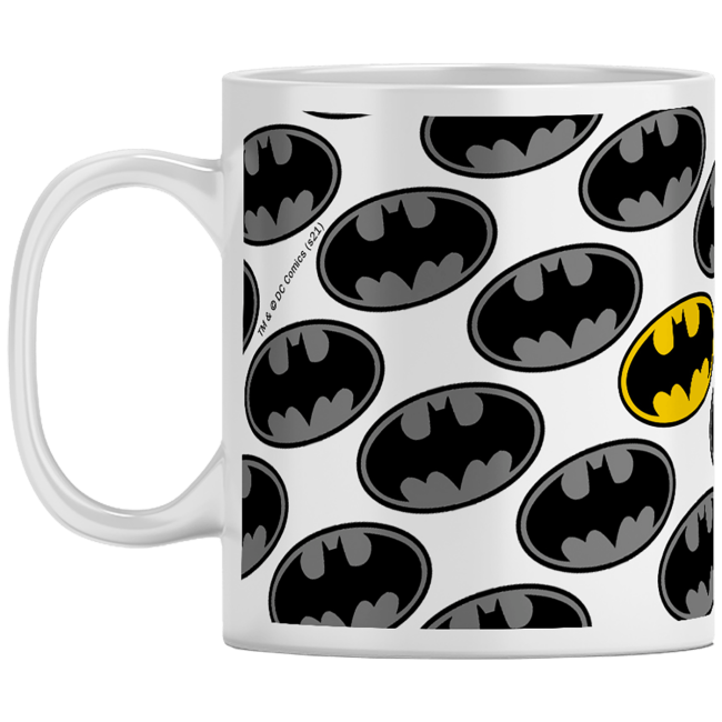 DC Šolja, Batman, 330 ml - Batman 001 DC White mug - Image 2