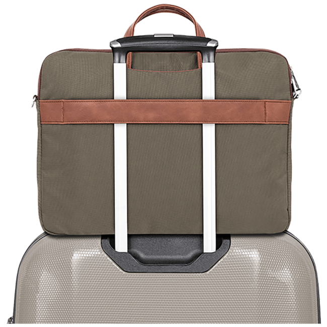 Tracer Torba za laptop 15,6", eko koža, Green PU - NOTEBOOK BAG - GREEN PU - Image 4