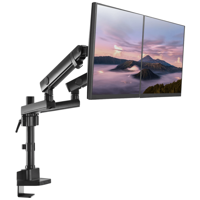 Maclean Stolni nosač za 2 LCD monitor, 17 "- 32" - MC-812 - Image 2