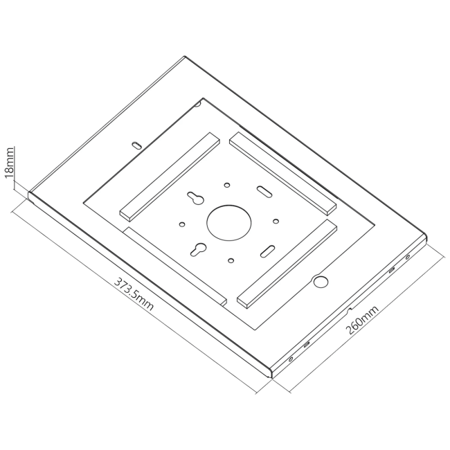 Maclean Zidni nosač za iPAD Pro,  do 12.9" - MC-907W - Image 6
