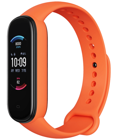 Xiaomi SAT pametni, fitness, AMOLED 1,1", vodootporan 5 ATM - Mi Band 5 Orange