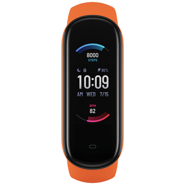 Xiaomi SAT pametni, fitness, AMOLED 1,1", vodootporan 5 ATM - Mi Band 5 Orange - Image 2