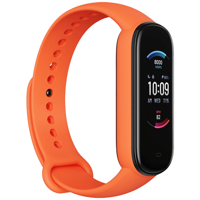 Xiaomi SAT pametni, fitness, AMOLED 1,1", vodootporan 5 ATM - Mi Band 5 Orange - Image 3