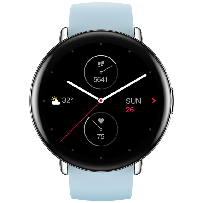 Amazfit SAT pametni, 1.28" AMOLED, vodootporan 5ATM,BT - Zepp E (round) Blue - Image 2