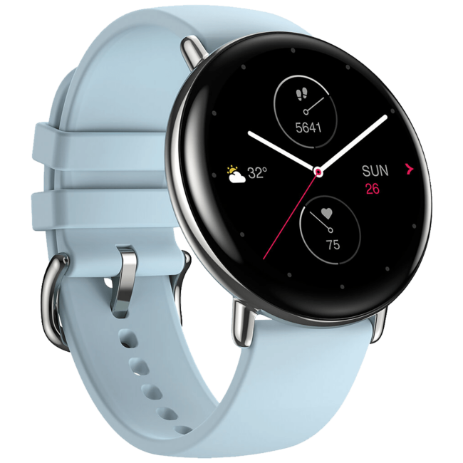 Amazfit SAT pametni, 1.28" AMOLED, vodootporan 5ATM,BT - Zepp E (round) Blue - Image 3