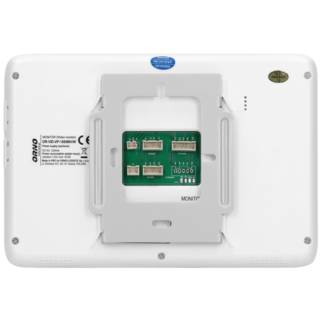 Orno Video interfon 7", set, Scuti - OR-VID-VP-1073/W - Image 4