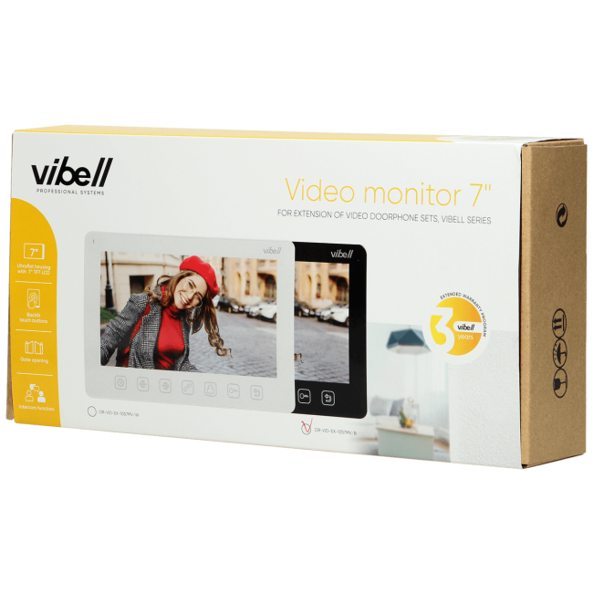 Vibell Video interfon, unutarnja jedinica, Vibell series - OR-VID-EX-1057MV/B - Image 2