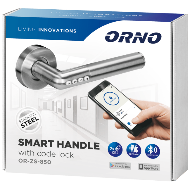 Orno Pametna brava, Bluetooth +PIN, IP44 - OR-ZS-850 - Image 2